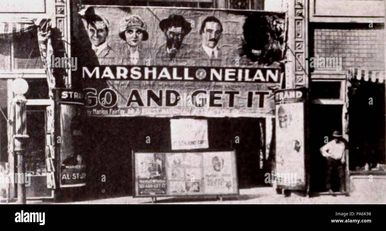 715 gehen und Es (1920) - Strand Theatre, Laredo, Texas Stockfoto