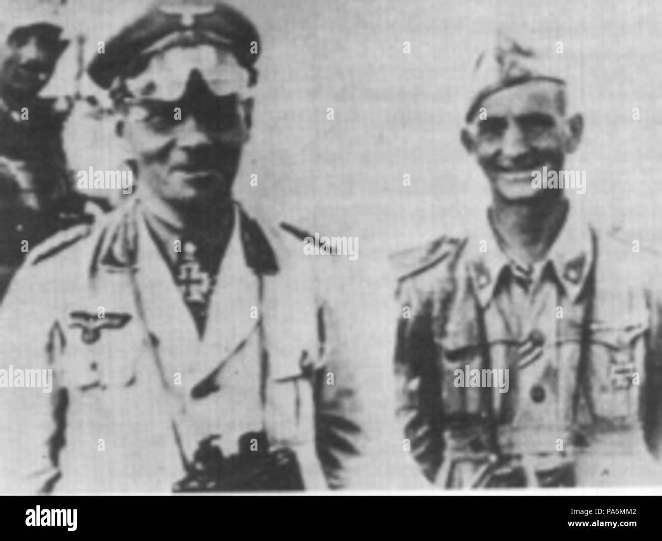 76 Erwin Rommel ed Enrico Maretti Stockfoto