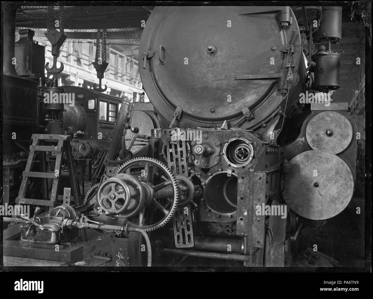 9A Klasse Dampflokomotive, New Zealand Railways Nr. 417, 4-6-2 Typ, der Re-langweilig H.P. Zylinder für Laufbuchsen. 282802 ATLIB Stockfoto