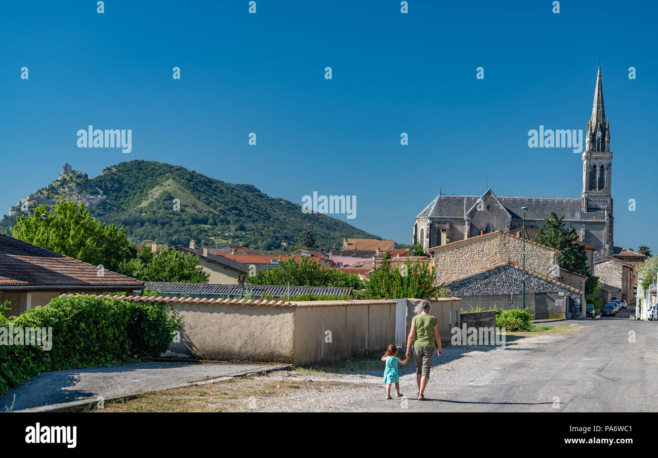 Cornas Auvergne-Rh, Ardèche, Rhône-Alpes, Frankreich Stockfoto