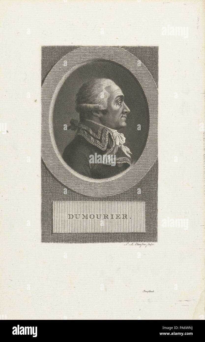 Allgemeine Charles-Fran çois Du Périer Dumouriez (1739-1823). Museum: private Sammlung. Stockfoto