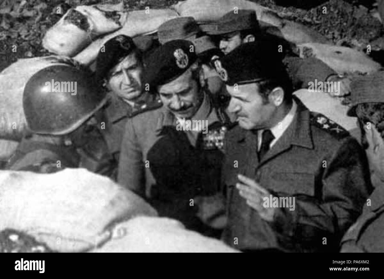 24 Assad Tlass Krieg 1973 Stockfoto