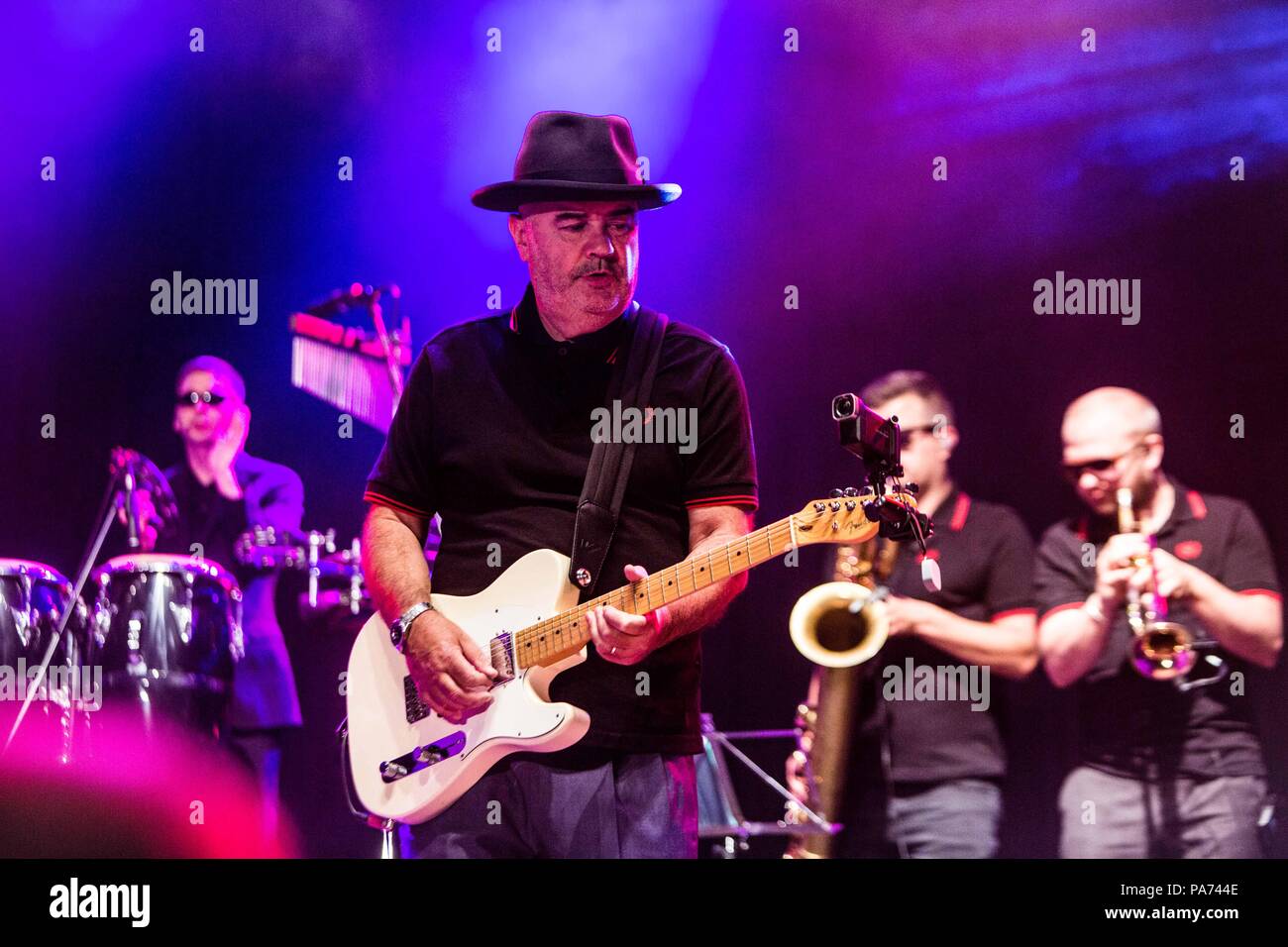 Grugliasco Turin Italien vom 20. Juli 2018 GruVillage 105 Music Festival © Roberto Finizio / alamy Leben Nachrichten Stockfoto