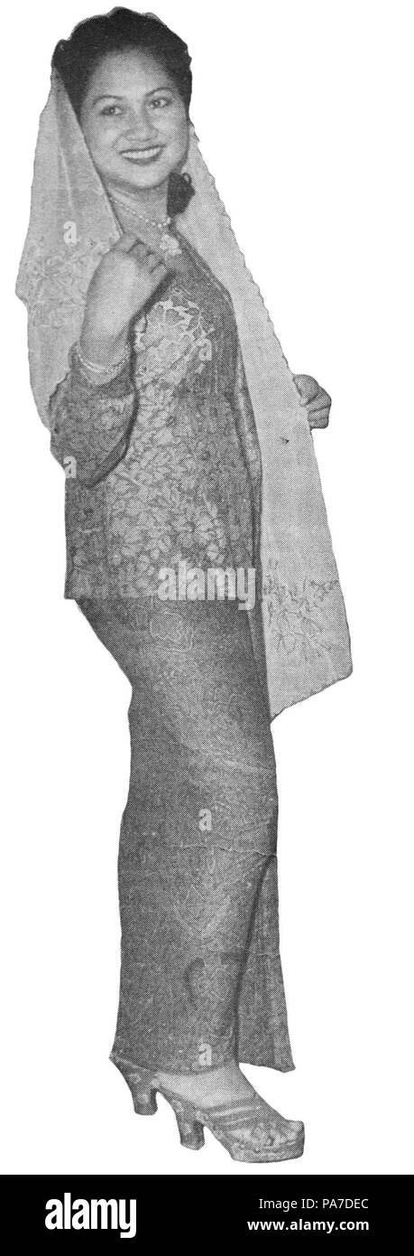 186 Nurhasanah, Film Varia 1.11 (November 1954), p 13. Stockfoto