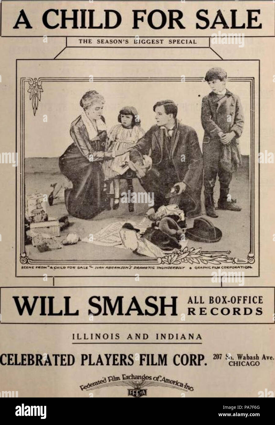 78 ein Kind zum Verkauf (1920) - 1. Stockfoto