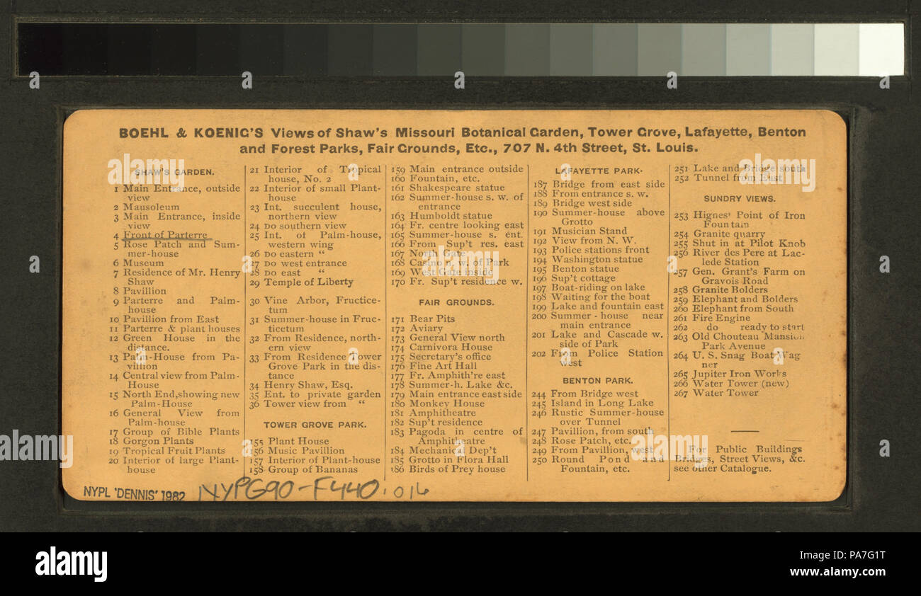 680 vorne Parterre (Nypl b 12555092-G90F440 016 B) Stockfoto