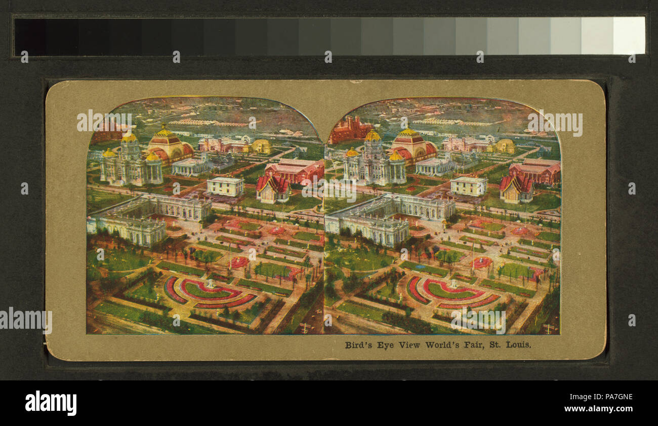 205 Bird's View, World's Fair, St. Louis (Nypl b 11707637 - G90 F441 015F) Stockfoto