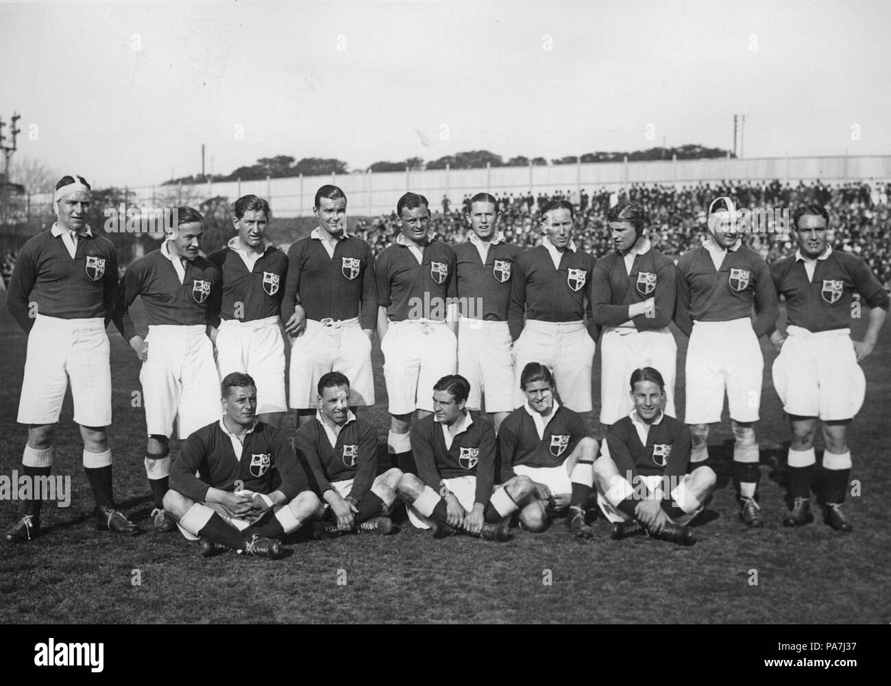 42 British Lions vierten Test arg 1927 Stockfoto