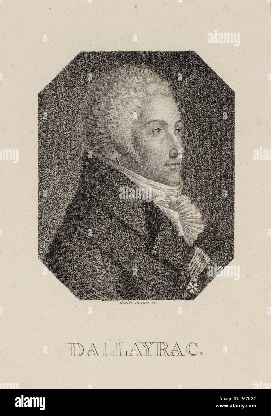 Portrait des Komponisten Nicolas Dalayrac (1753-1809). Museum: private Sammlung. Stockfoto