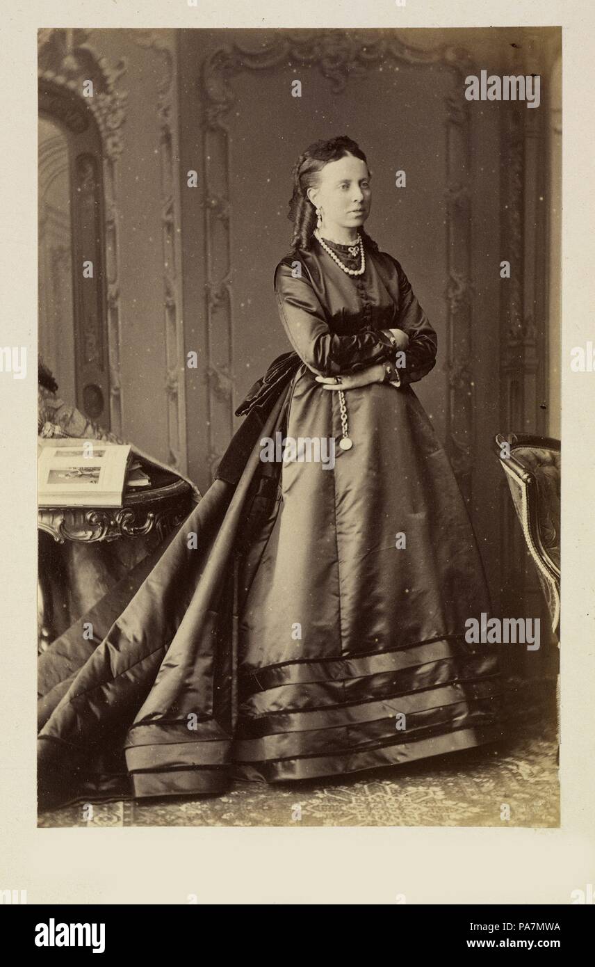 Bildnis der Großfürstin Alexandra Petrovna von Russland (1838-1900), Prinzessin von Oldenburg. Museum: Staatliche Russische Film und Foto Archiv, Krasnogorsk. Stockfoto