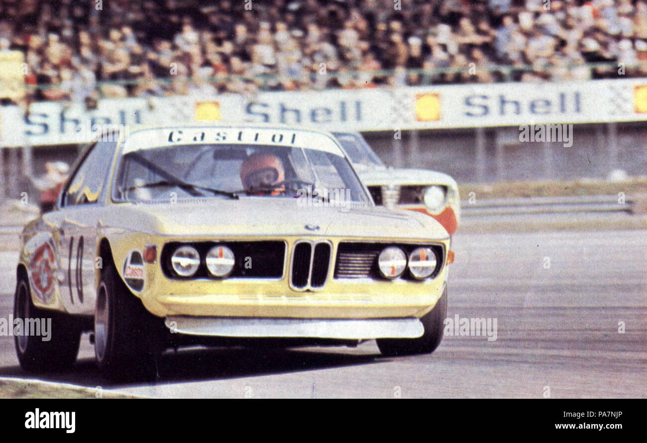 14 Alain Peltier-BMW 2800 CS (1972 Monza 4 Stunden) Stockfoto