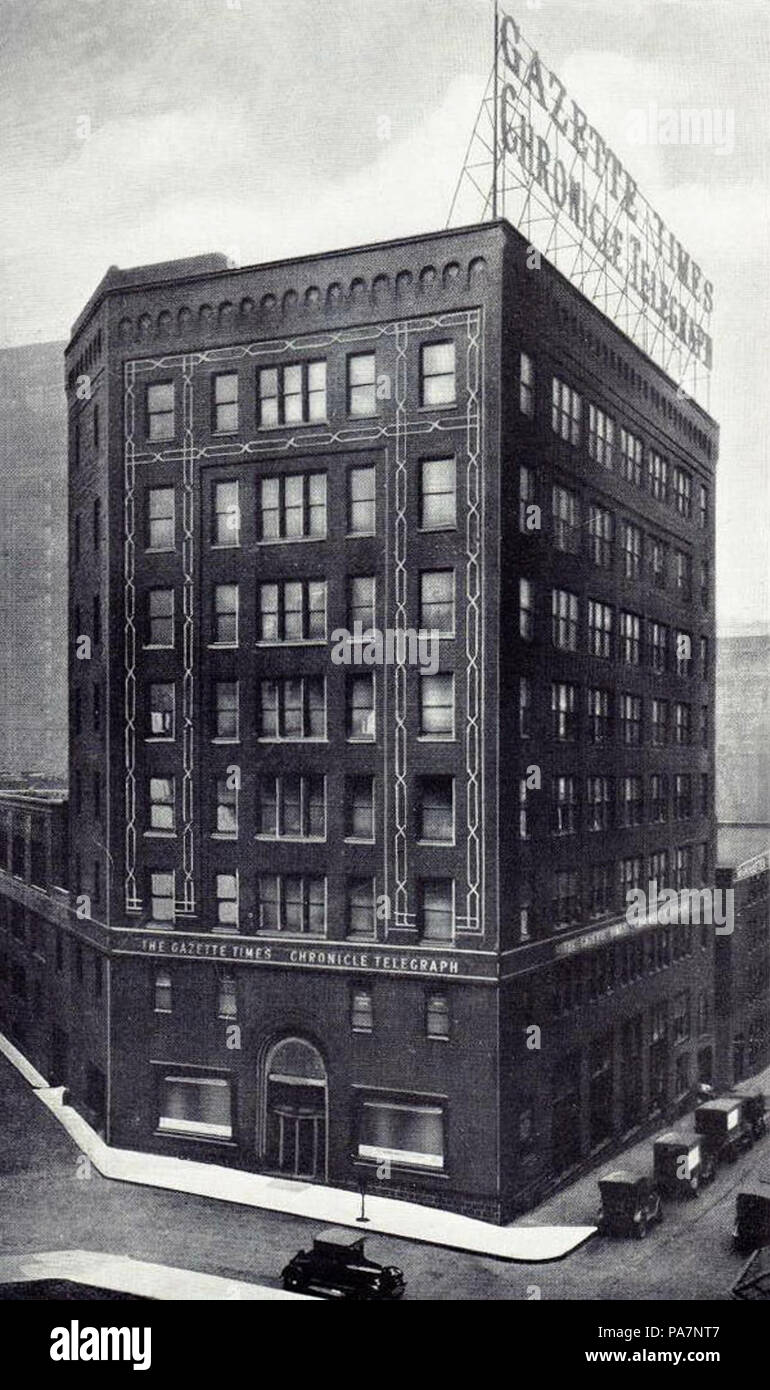 691 Gazette Zeiten Chronik Telegraph Gebäude Stockfoto 691 Gazette Zeiten Chronik Telegraph Gebäude Stockfoto