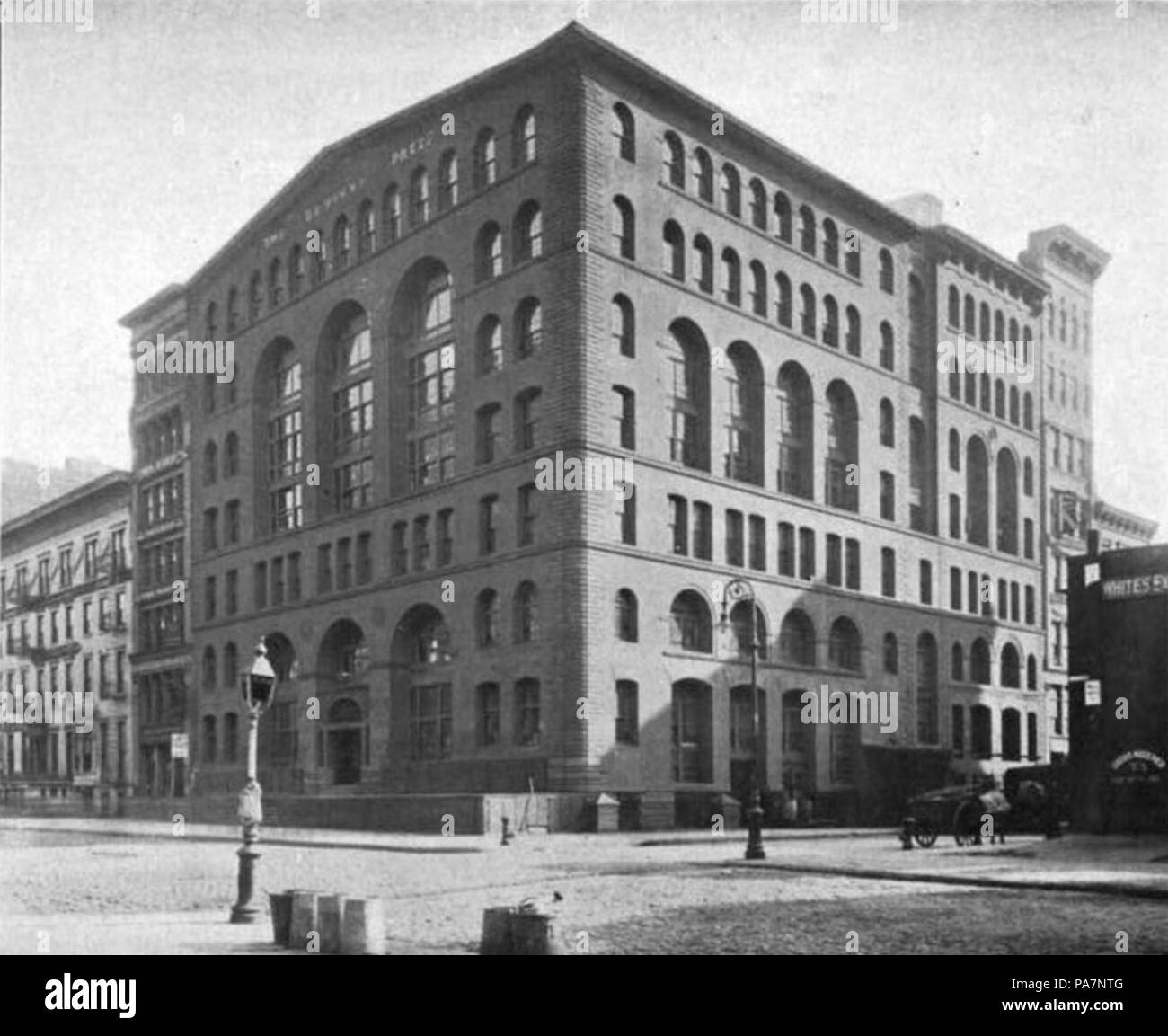 376 De Vinne drücken Sie Gebäude, New York, New York Stockfoto