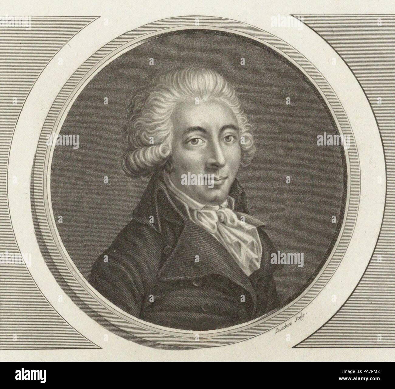 Armand (Arnaud) Gensonné (1758-1793). Museum: private Sammlung. Stockfoto