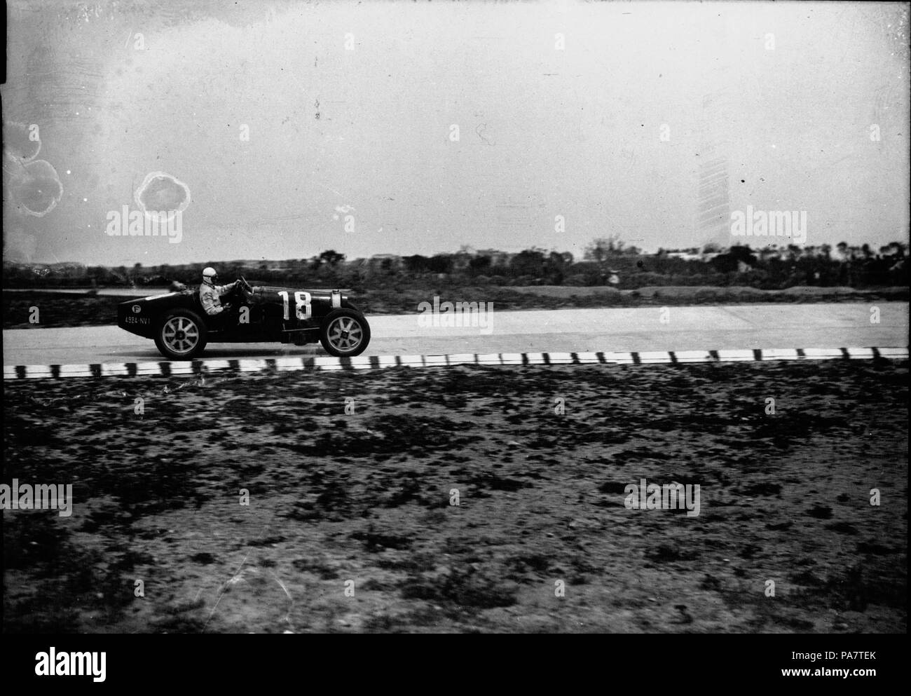 12 Achille Varzi am Grand Prix 1932 Tunis (2) Stockfoto