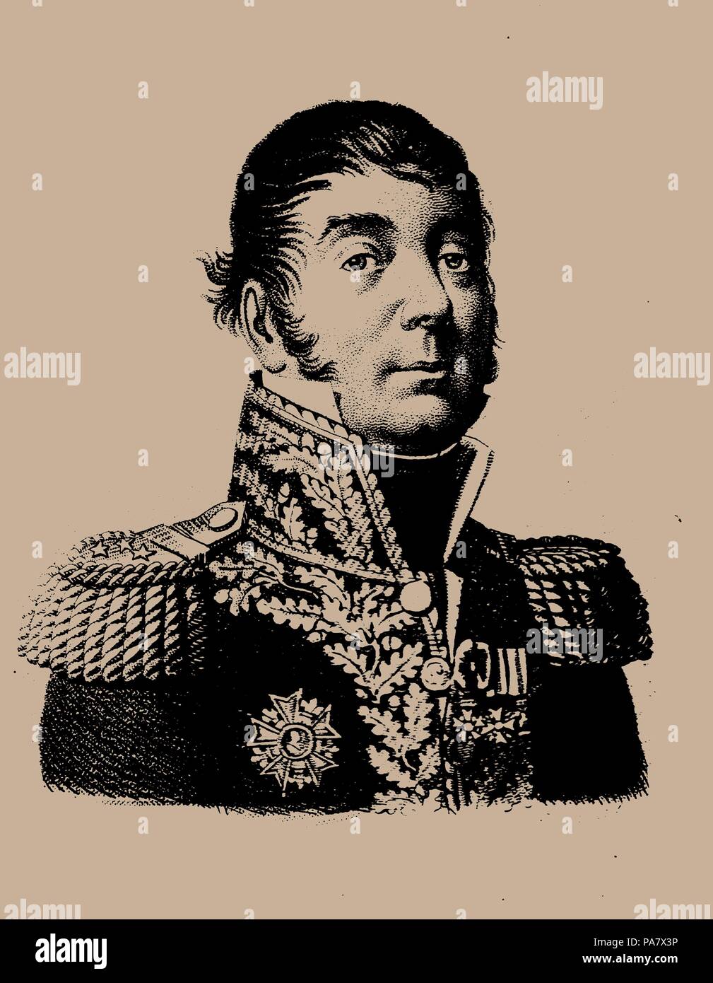 Allgemeine Antoine-Guillaume Rampon (1759-1842). Museum: private Sammlung. Stockfoto