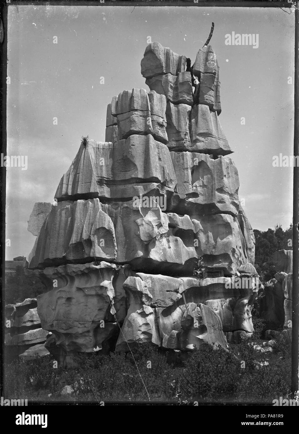 48 Cathedral Rock (Kalkstein Felsen) Waro, 1923 ATLIB 300300 Stockfoto