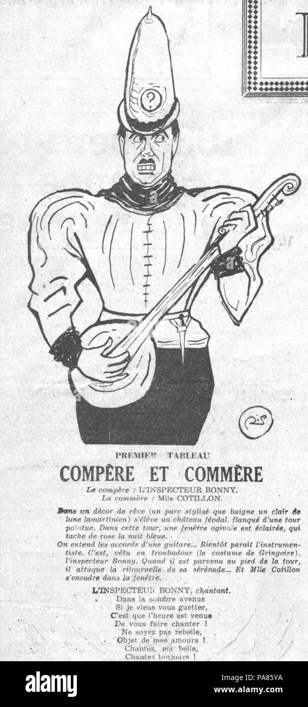 70 Du Bo… du Bon… Du Bonny… - paris-soir - 1er Janvier 1935 Stockfoto