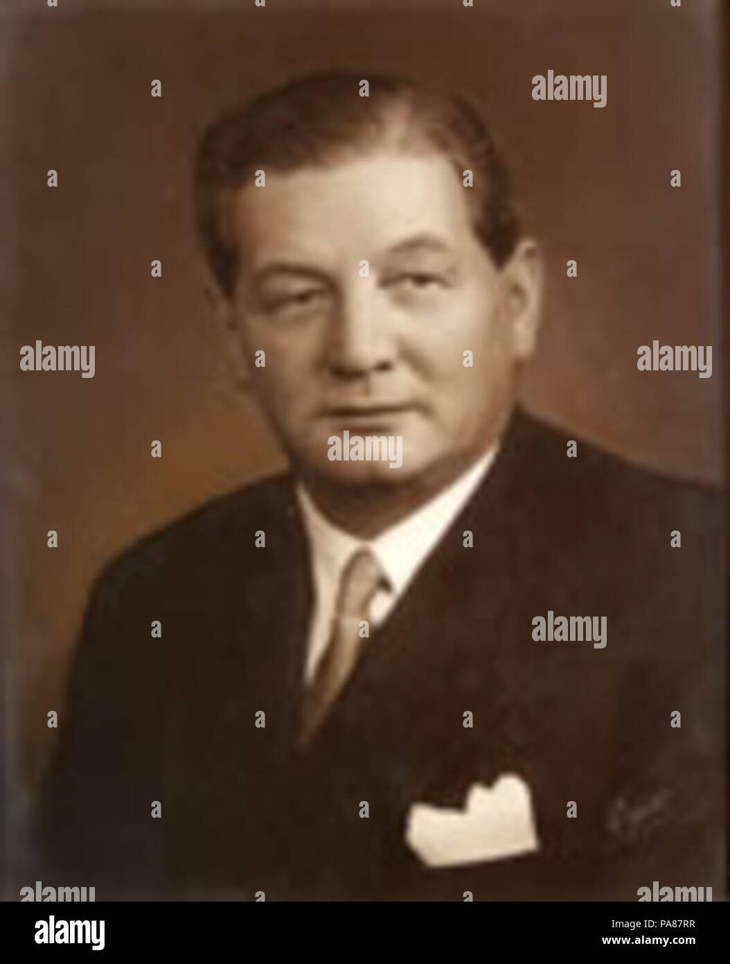 76 Erik Eriksen Stockfoto