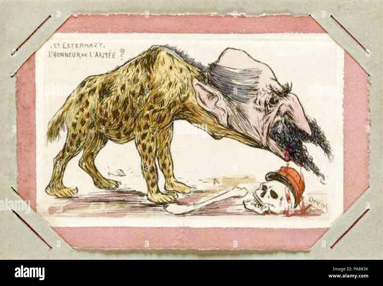 77 Esterhazy-la hyène - orens - 1906 Stockfoto