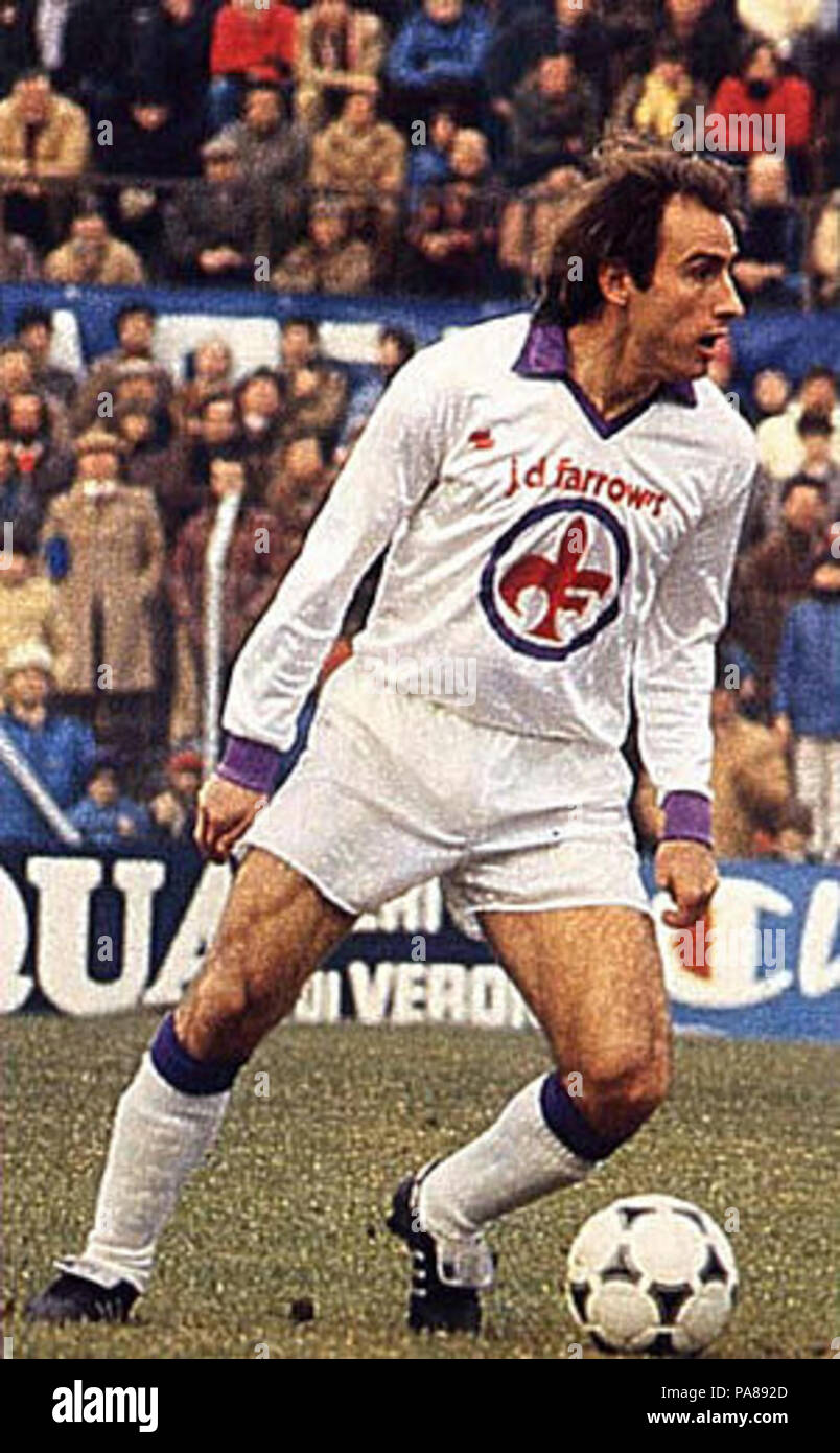 95 Francesco Graziani, Fiorentina Stockfoto