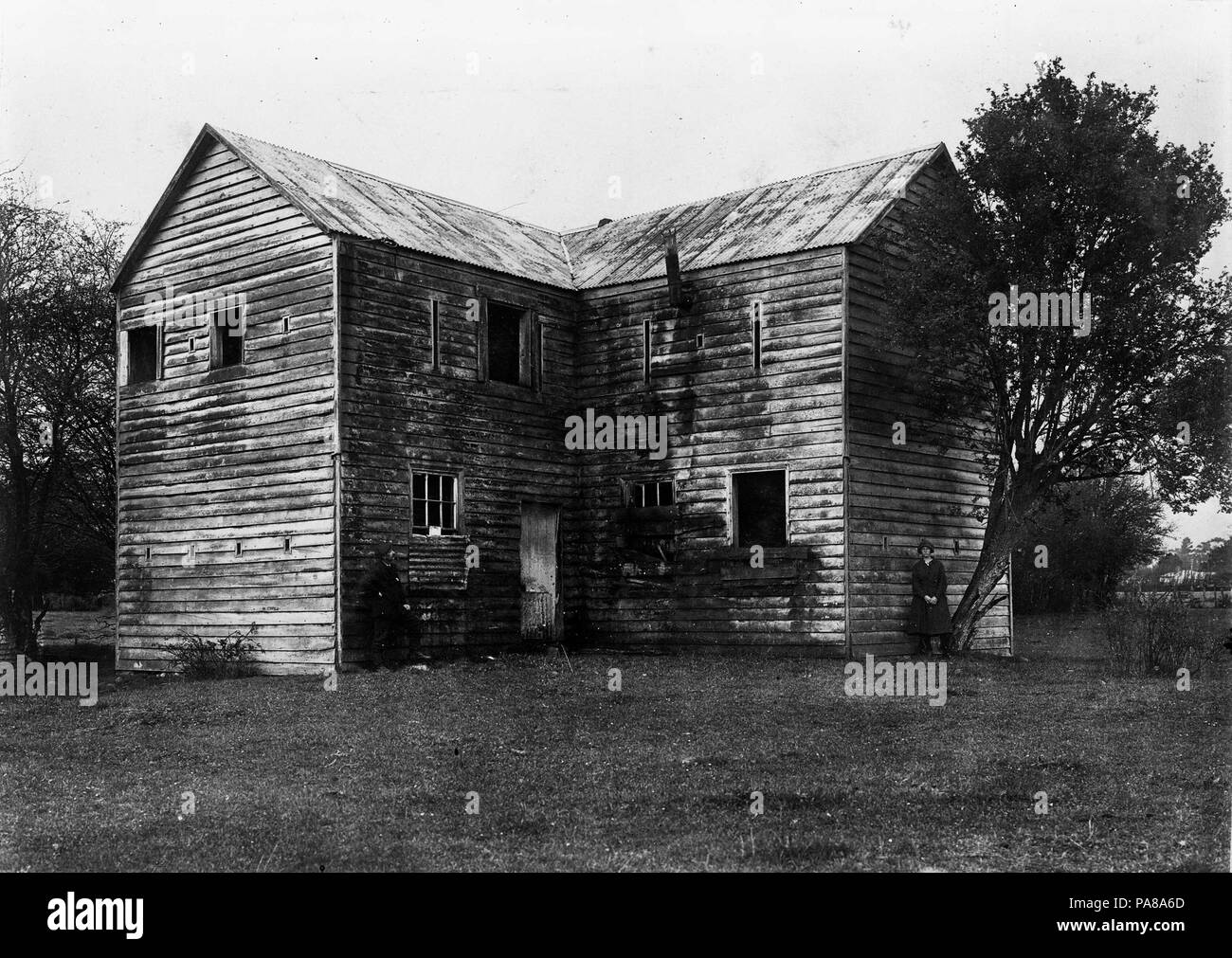 39 Blockhaus, Wallaceville, Upper Hutt ATLIB 137693 Stockfoto