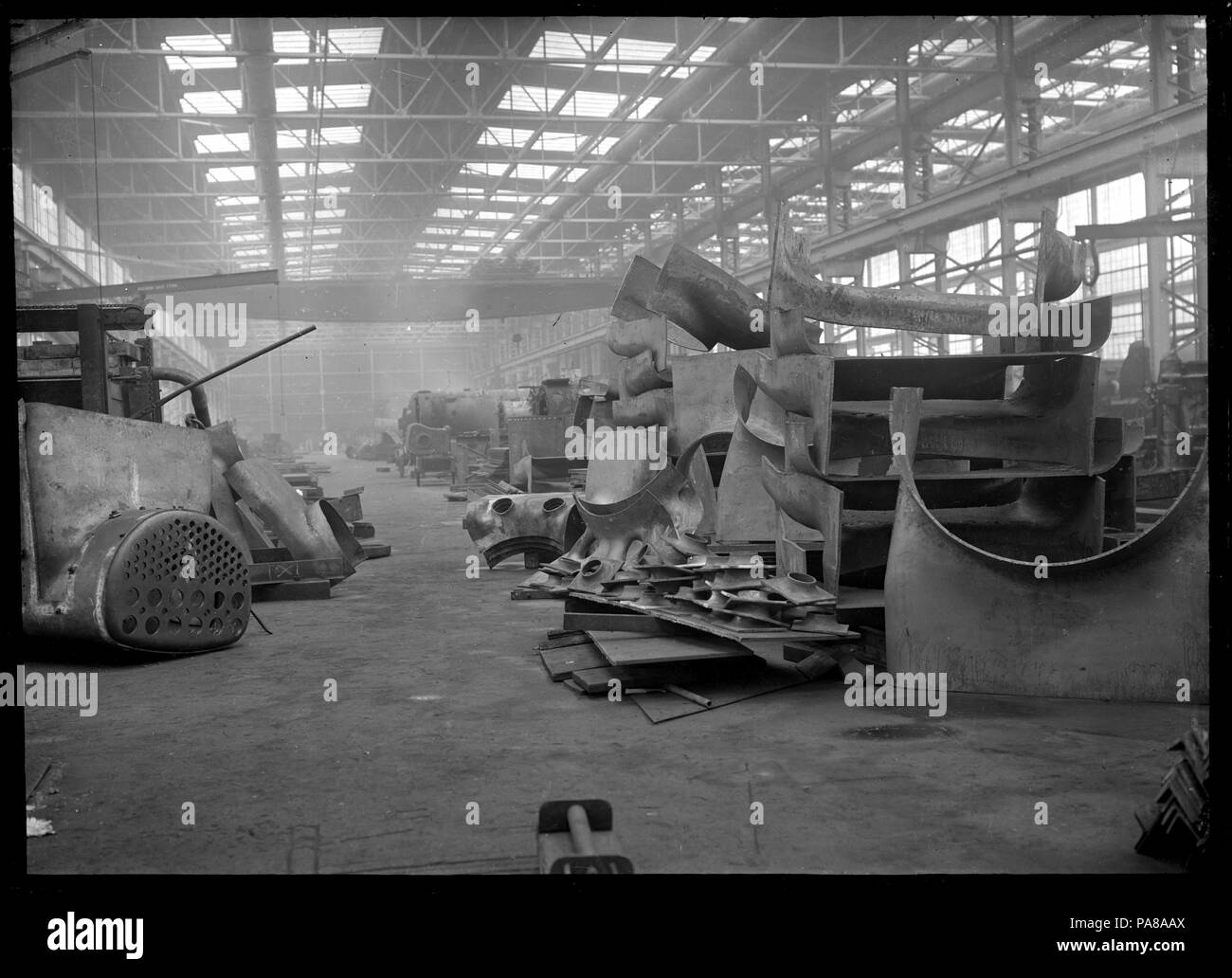 39 Kessel shop Hutt Eisenbahn Workshops, Woburn ATLIB 295252 Stockfoto