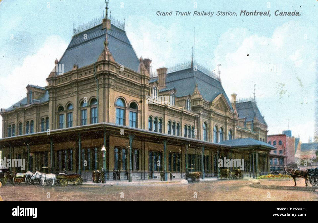40 Bonaventura Station MTL aus TRHA Sammlung Stockfoto