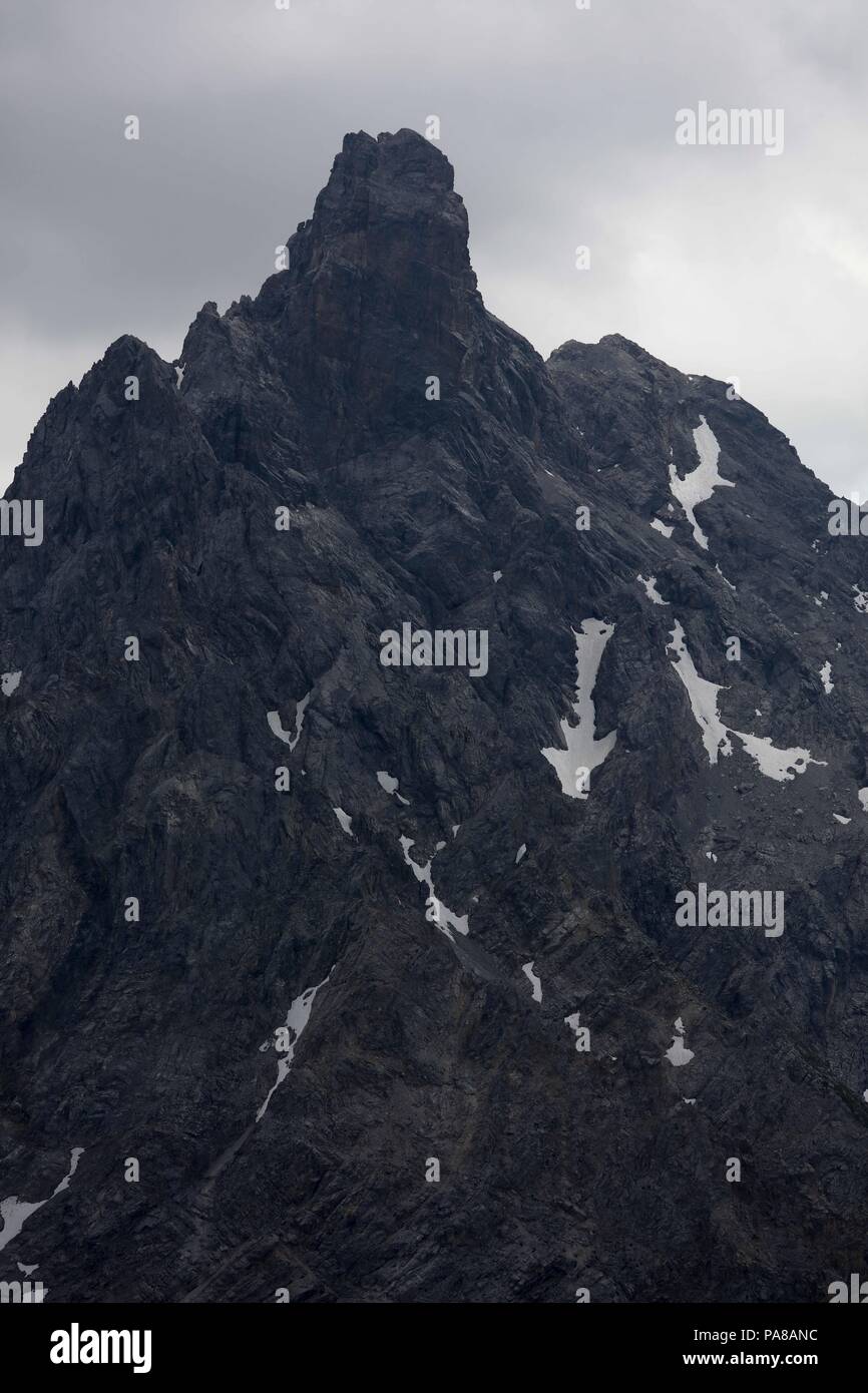 Alpen, Sommer, Courchevel, Frankreich, La Saulire, Stockfoto