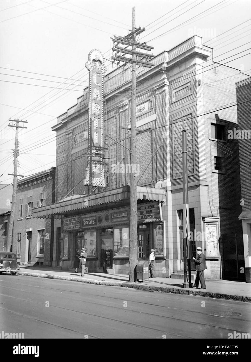 51 Kino Cartier de Saint-Henri, Vers 1945 Stockfoto
