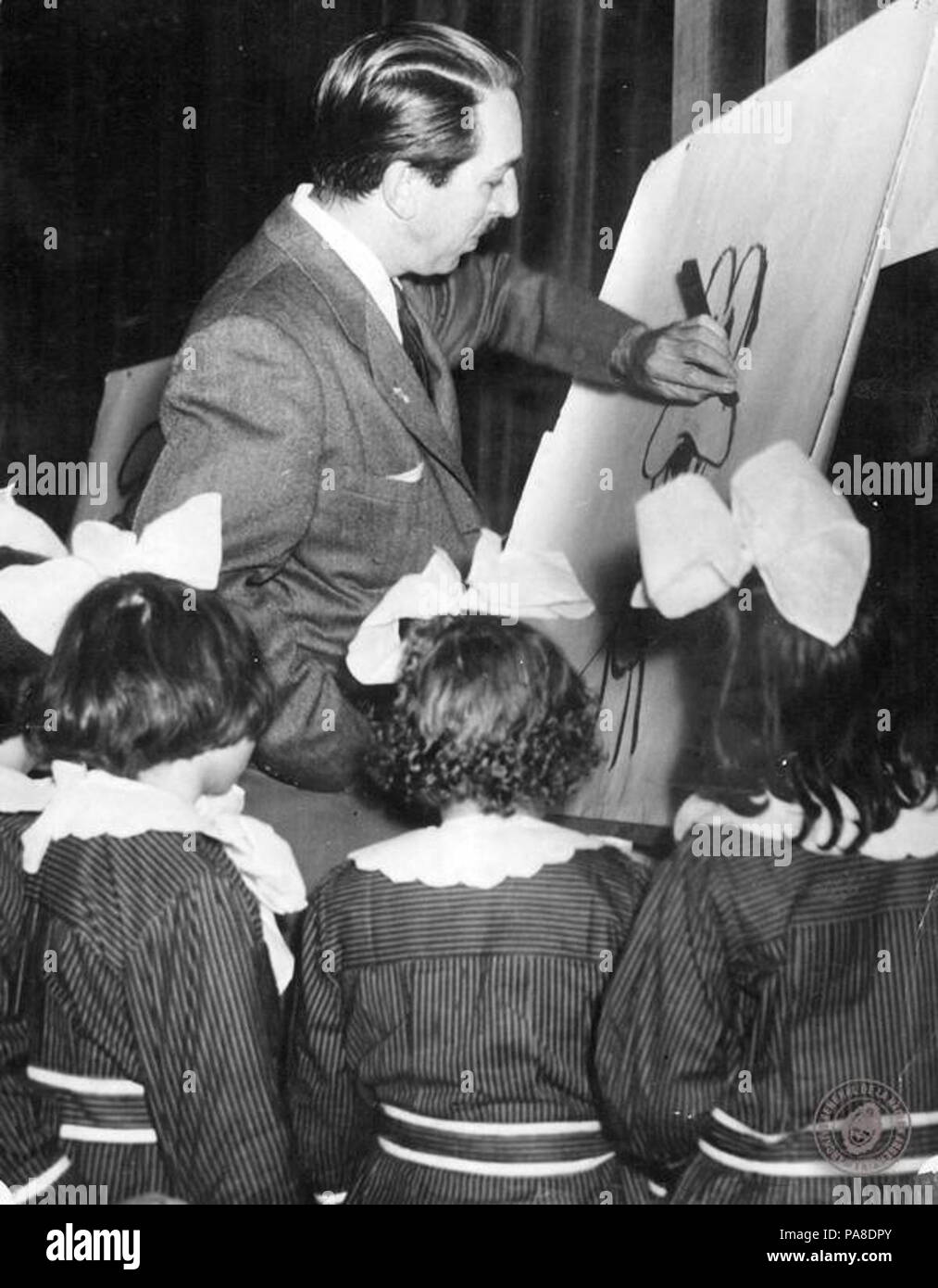 67 Disney goofy Zeichnung Stockfoto