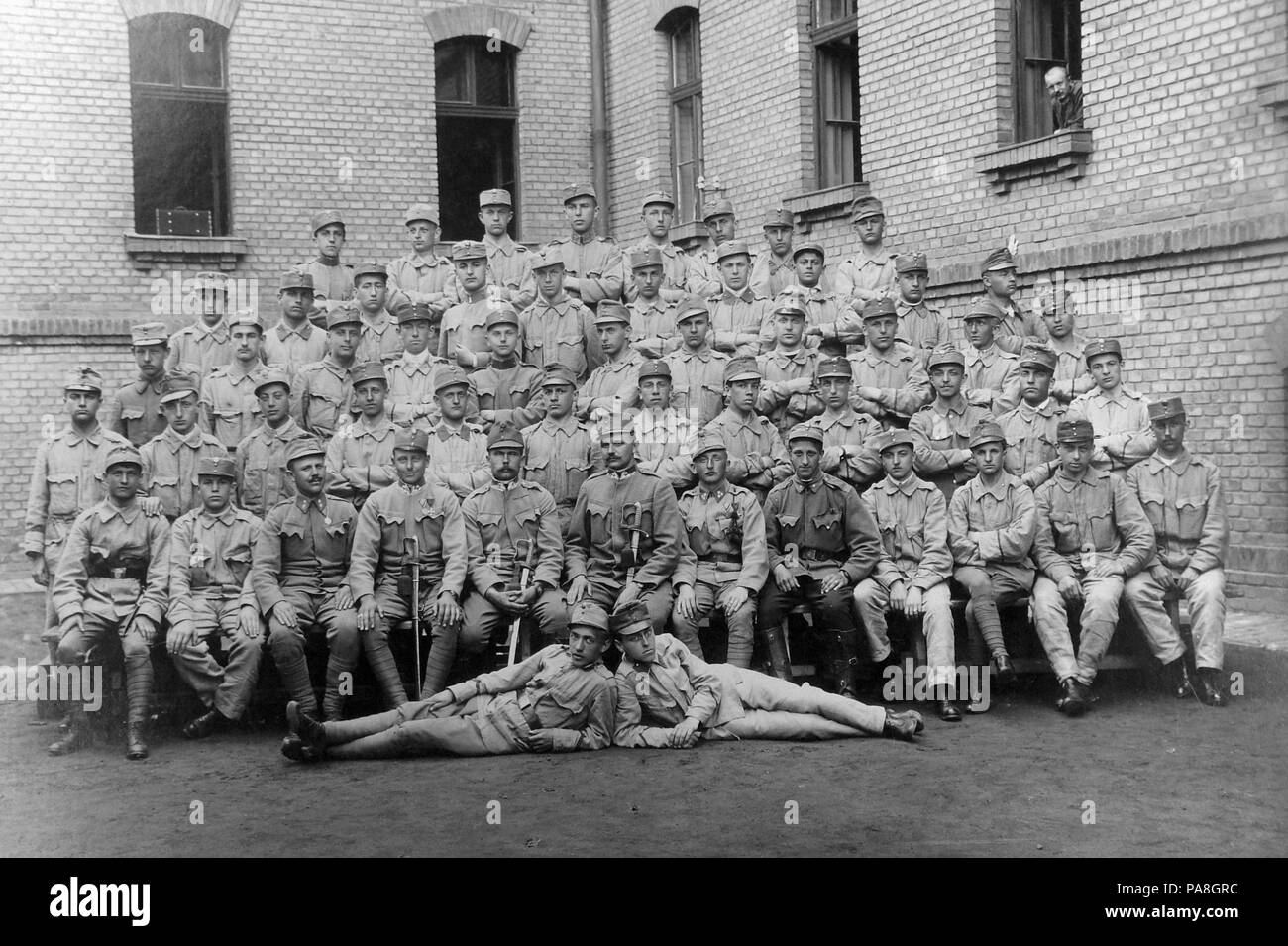 254 Budapest IX., Üllői út 133-135. Ferenc József gyalogsági laktanya. Fortepan 4722 Stockfoto