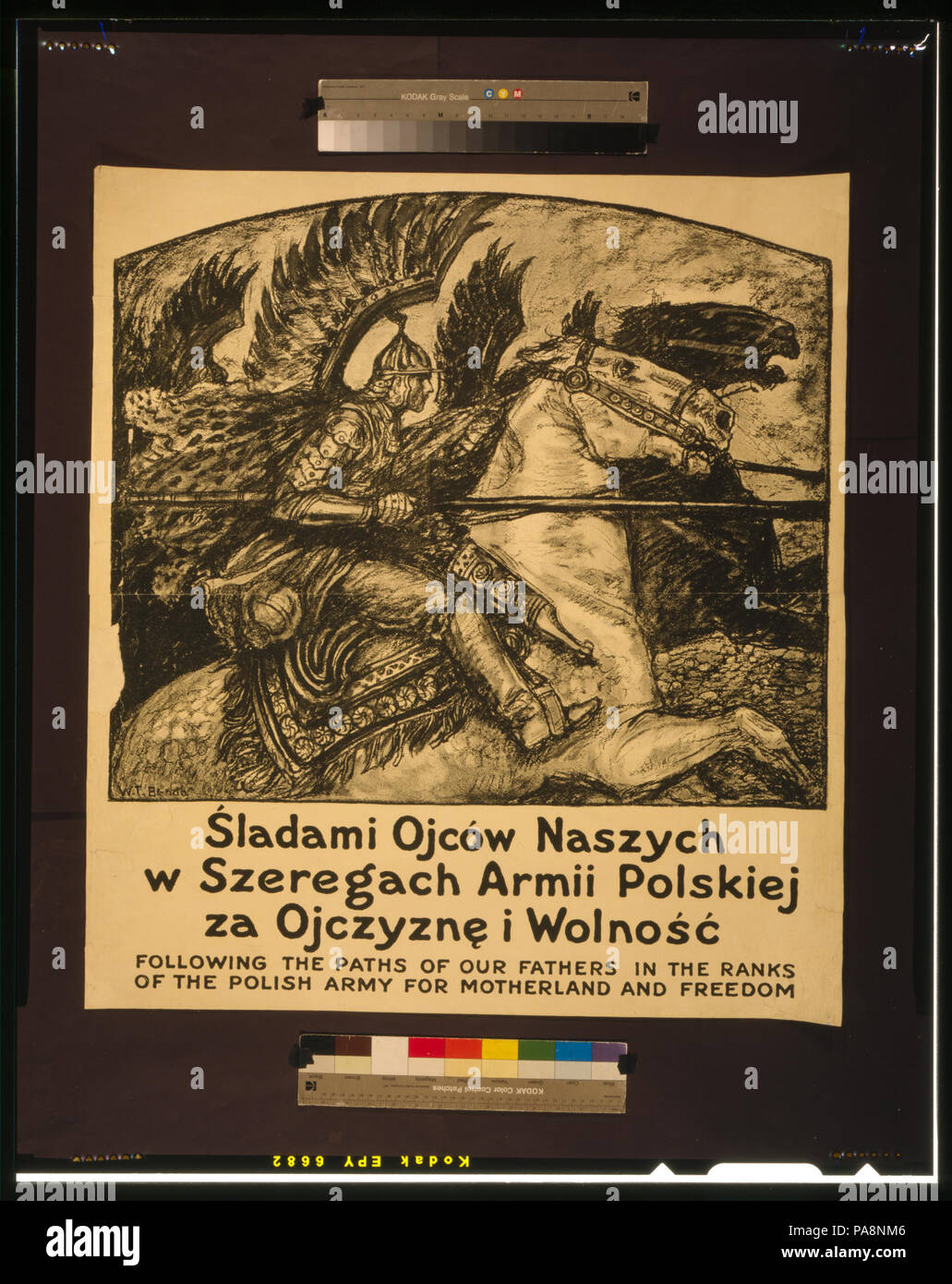 660 Folgende die Wege unserer Väter in den Reihen der polnischen Armee Für Vaterland und Freiheit LCCN 2002708898 Stockfoto