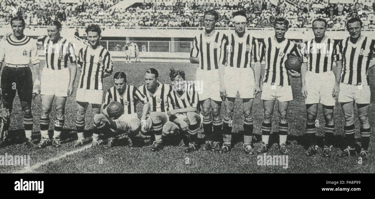 142 Juventus 1933-34 Stockfoto