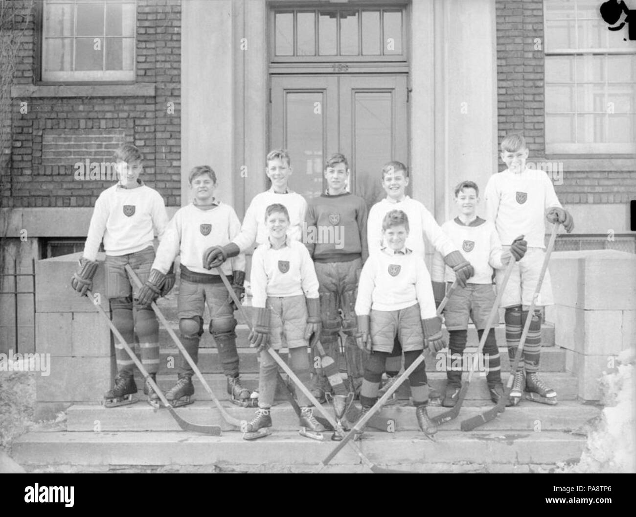 108 Gruppe. William Trenholme Hockey Team BNQ P48 S1P12015 Stockfoto