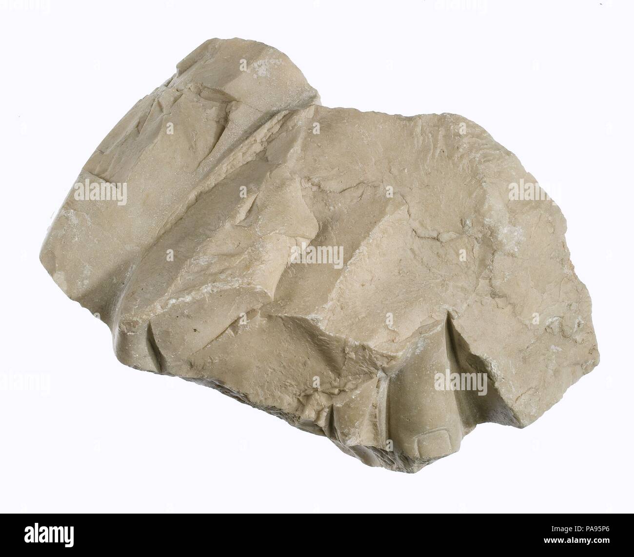 Fuß des Echnaton und Nofretete niederzuwerfen. Abmessungen: L 12,5 × 17 × W. D. 10,3 cm (6 11/16 × 4 15/16 x 4 1/16 in.); erhaltene H. von Sockel: 5,9 cm (2 5/16 in.). Dynastie: Dynasty 18. Herrschaft: Herrschaft von Echnaton. Datum: Ca. 1352-1336 v. Chr.. Museum: Metropolitan Museum of Art, New York, USA. Stockfoto