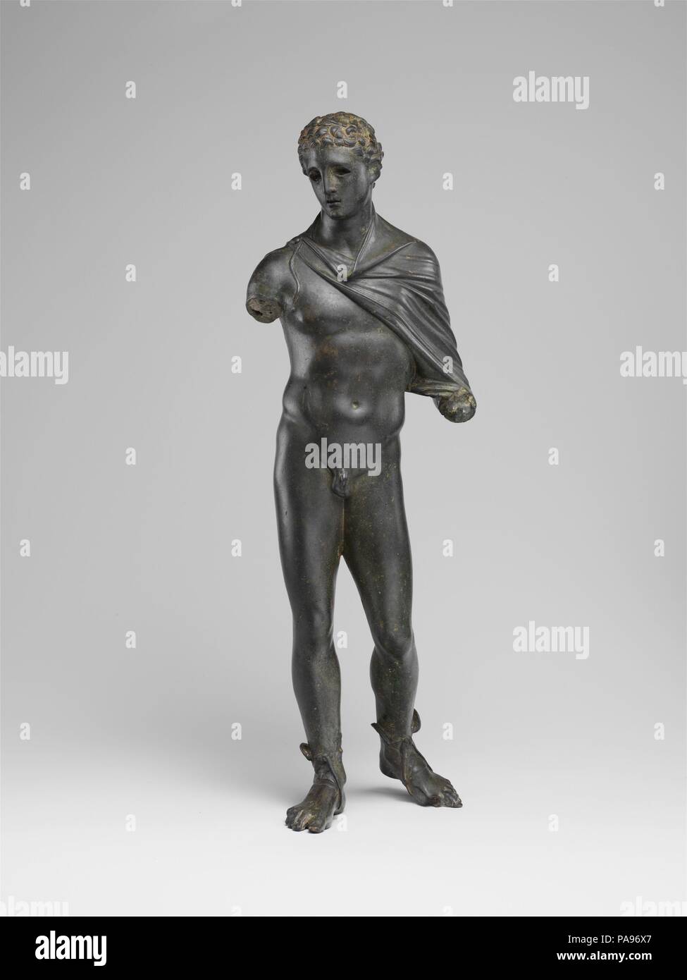 Bronzestatuette Des Hermes Kultur Griechischen Oder Romischen Abmessungen H 11 7 16 In 29 1 Cm Datum 1 Jahrhundert V Chr 1 Nachchristlichen Jahrhundert Hermes Bote Der Gotter Das Vieh Rustler Der