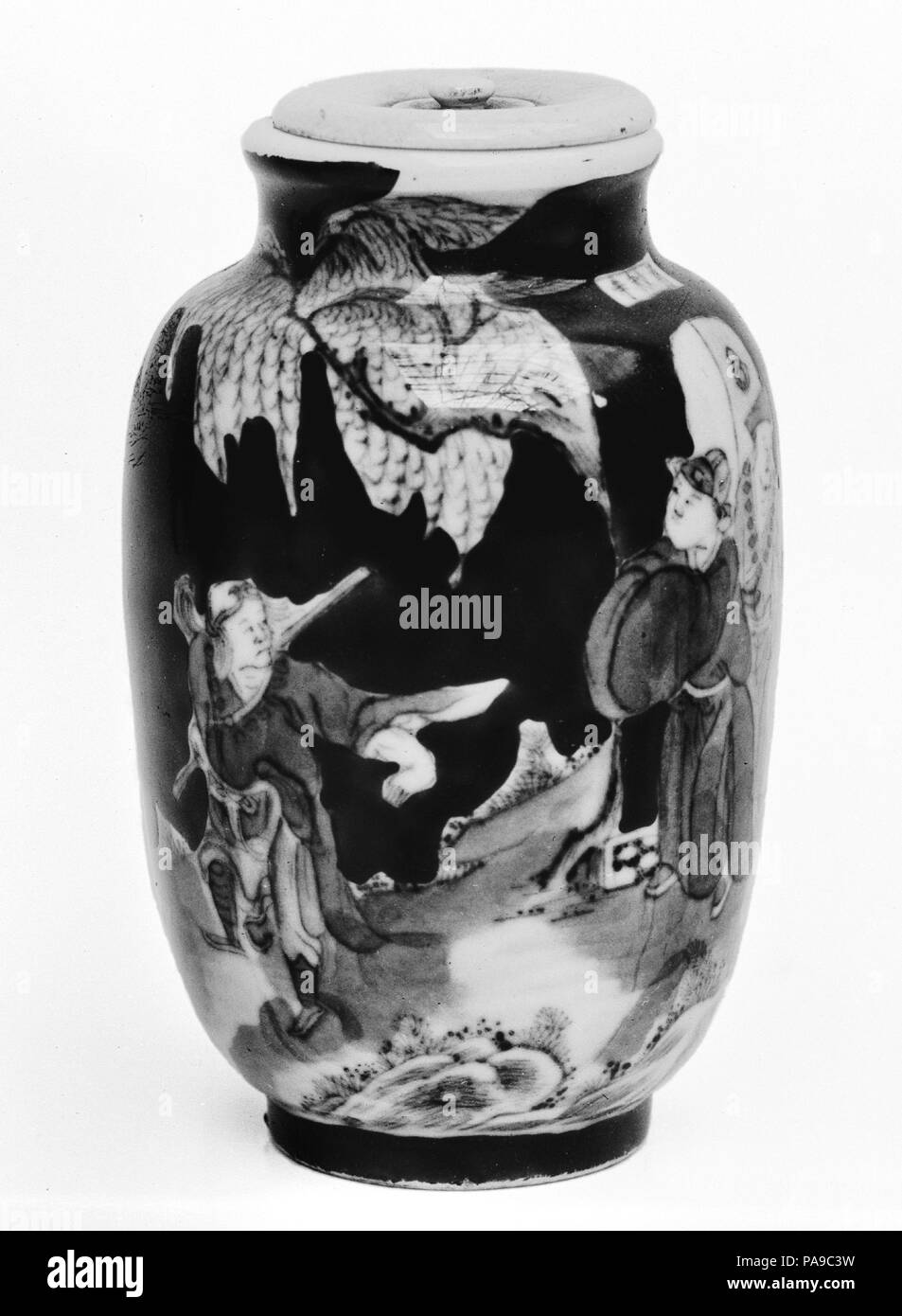 Miniatur Vase. Kultur: China. Abmessungen: H.3 1/8 in. (7,9 cm). Museum: Metropolitan Museum of Art, New York, USA. Stockfoto