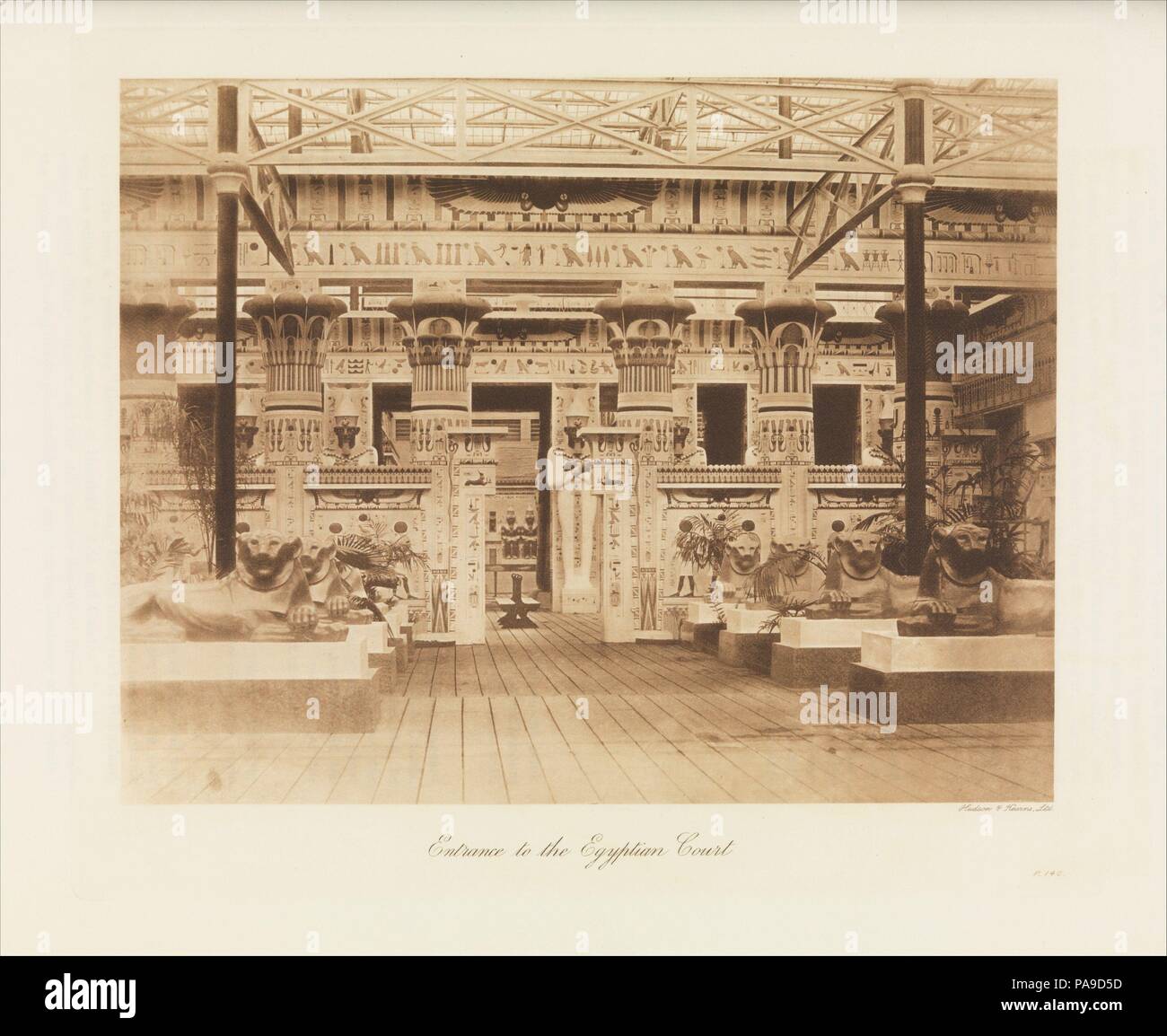 Das Crystal Palace Sydenham Tenderverfahren Dienstag, 28 November, 1911 verkauft werden. Autor: Howard George Frank (Briten, Triton, Tunbridge Wells, Kent 1871-1932 London). Abmessungen: 16 7/8 x 11 5/16 x 1 in. (42,8 × 28,8 × 2,6 cm). Datum: 1911. Museum: Metropolitan Museum of Art, New York, USA. Stockfoto
