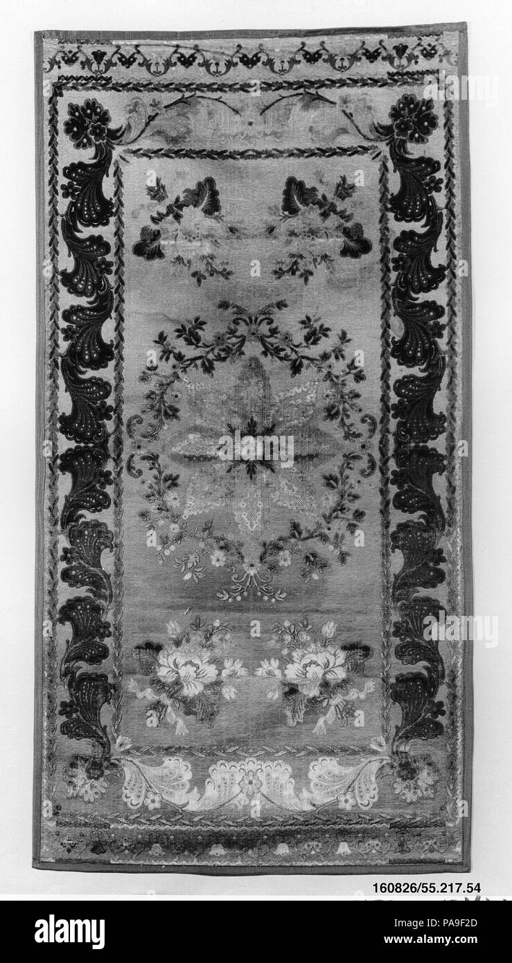 Panel. Kultur: Italienisch. Abmessungen: L 50 x W. 25 1/2 Zoll (127,0 x 64,8 cm). Datum: Ende des 18. Jahrhunderts. Museum: Metropolitan Museum of Art, New York, USA. Stockfoto