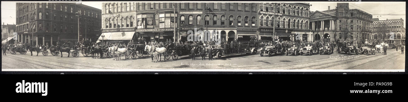 277 Canton, Ohio Feuerwehr, Okt. 2, 1913 LCCN 2007661671 Stockfoto