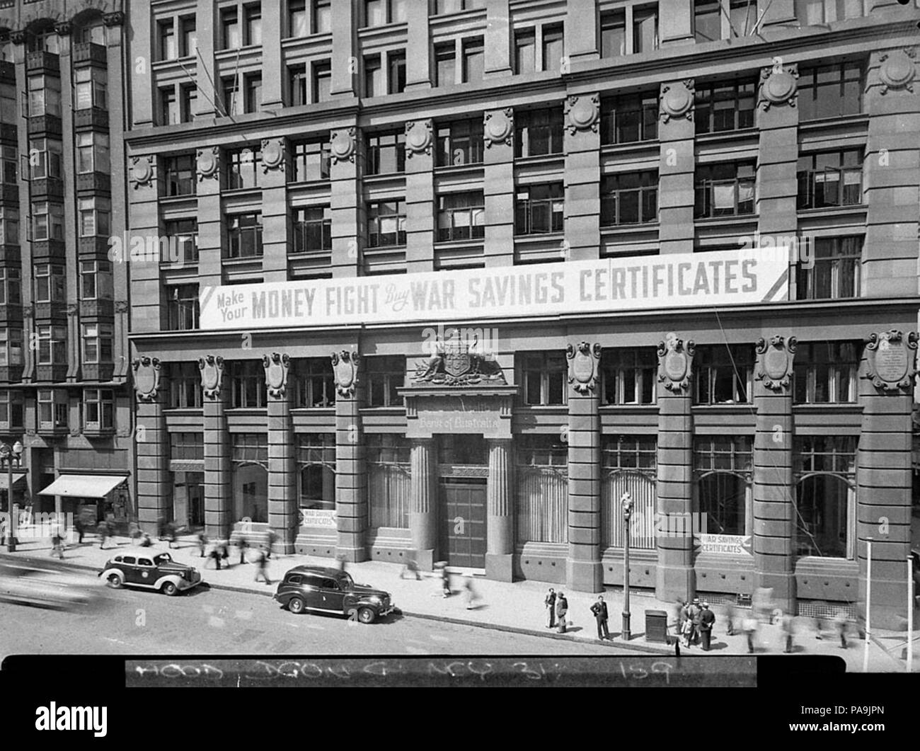 238 12603 SLNSW Poster machen Ihr Geld kämpfen Krieg Sparbriefe Gewinnen Sie den Krieg Woche Stockfoto