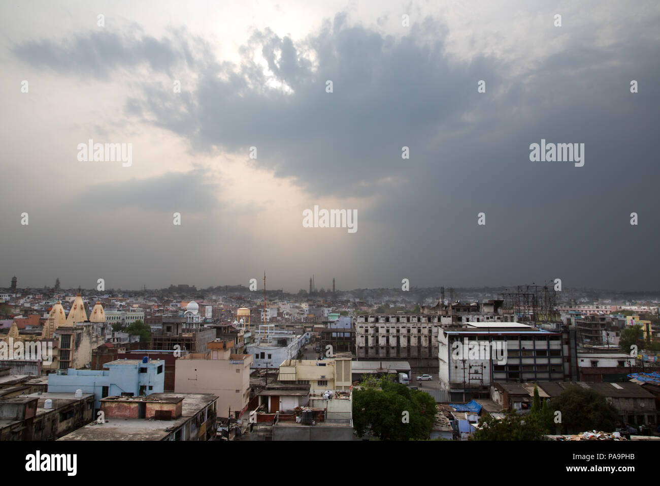 Blick auf Bhopal, Madhya Pradesh, Indien Stockfoto