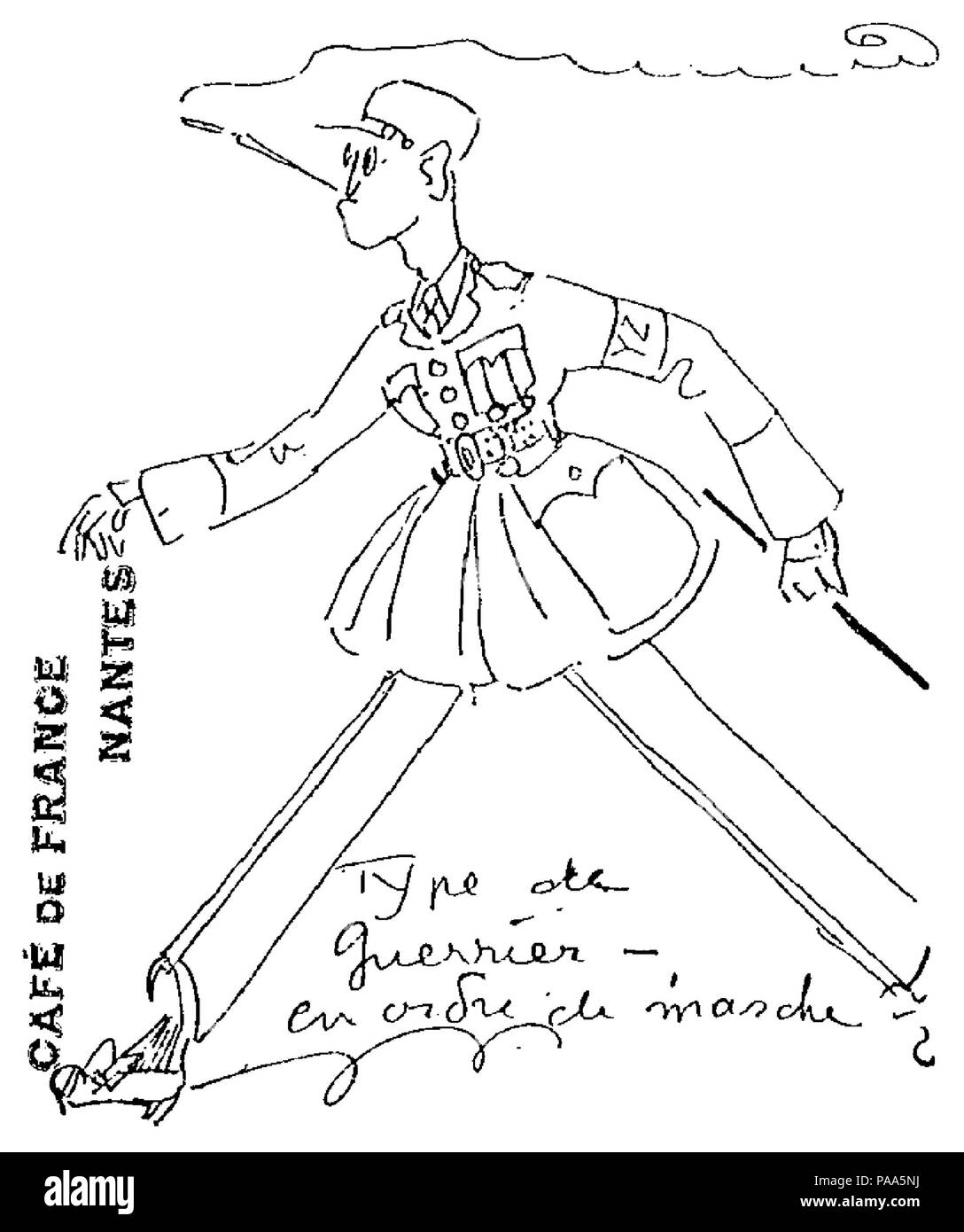 152 La Révolution Surréaliste, Nr. 09-10, 1927, illust 07. Stockfoto