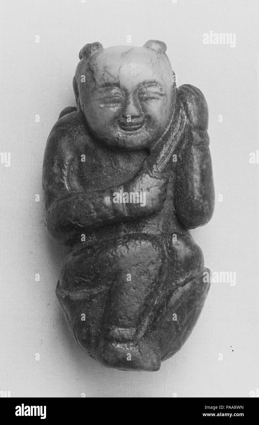 Gürtel Anhänger. Kultur: China. Abmessungen: H.2 5/8 in. (6,7 cm); W. 1 1/4 in. (3,2 cm); D.1. (2,5 cm). Museum: Metropolitan Museum of Art, New York, USA. Stockfoto