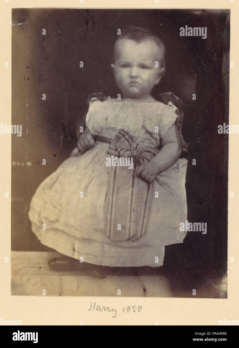 Harry. Artist: Alfred Capel Heilung (British, 1826-1896). Abmessungen: 13,8 x 9,9 cm. (5 7/16 x 3 7/8 in.). Datum: 1858. Museum: Metropolitan Museum of Art, New York, USA. Stockfoto