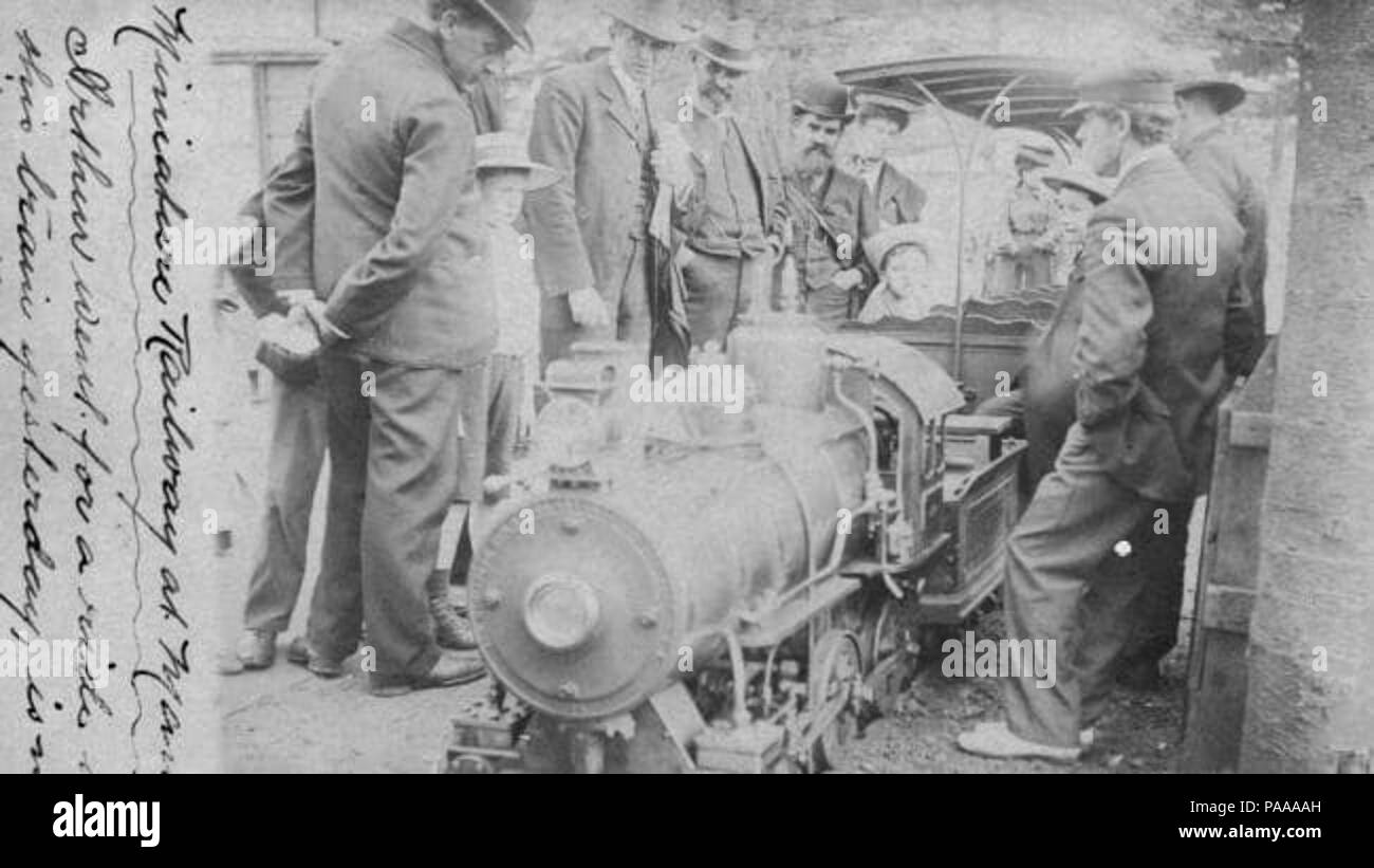 174 Miniatur-eisenbahn an der Manly um 1906 (03) Stockfoto