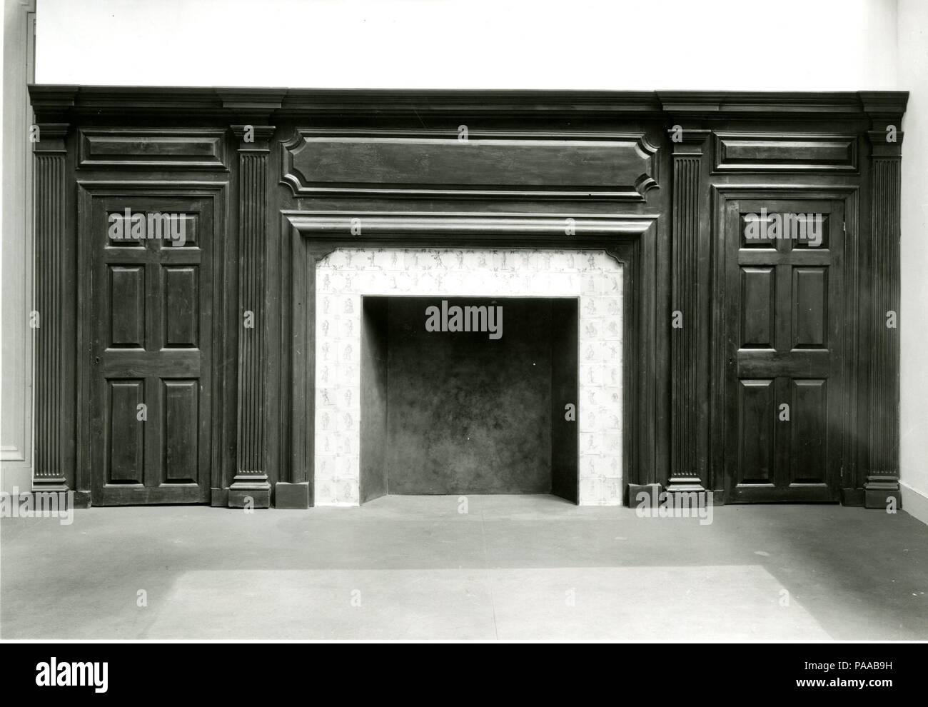 Kamin Wandverkleidung Aus Dem Benjamin Hasbrouck Haus Kultur American Abmessungen 93 Cm X 196 Cm 237 5