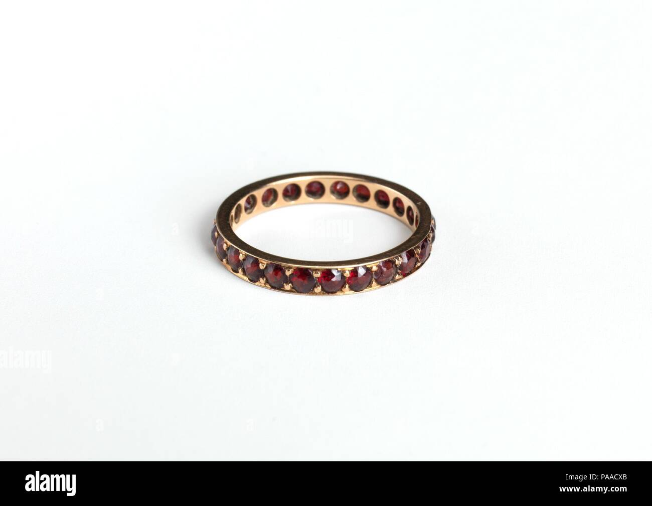 Ring. Kultur: American. Abmessungen: 3/8 h. x 7/8 Durchm. in. (1 x 2,2 cm). Datum: 18. Museum: Metropolitan Museum of Art, New York, USA. Stockfoto