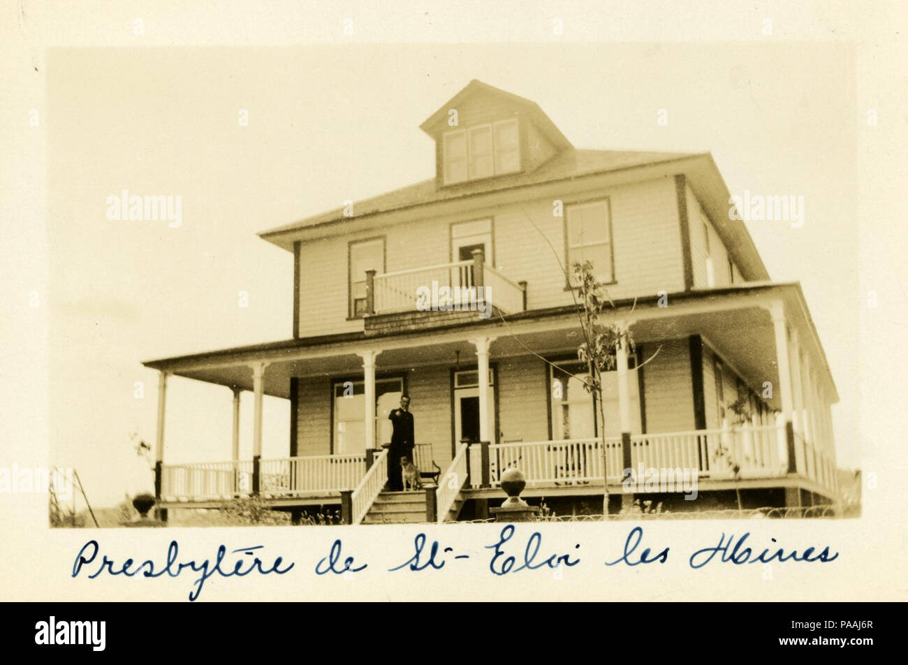 206 Presbytère de Saint-Éloi-des-Minen BNQ P748 S1 P1341 Stockfoto